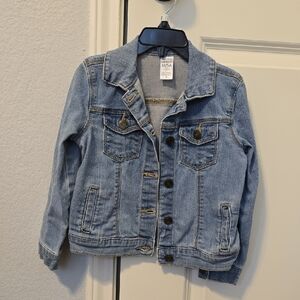 Carter's Light Blue Denim Jacket for Kids. Size 5T/5A